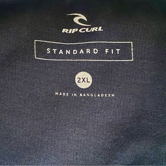 RIP CURL Surfing Co Tee Shirt Men 2XL Standard Fit - Picture 4 of 5